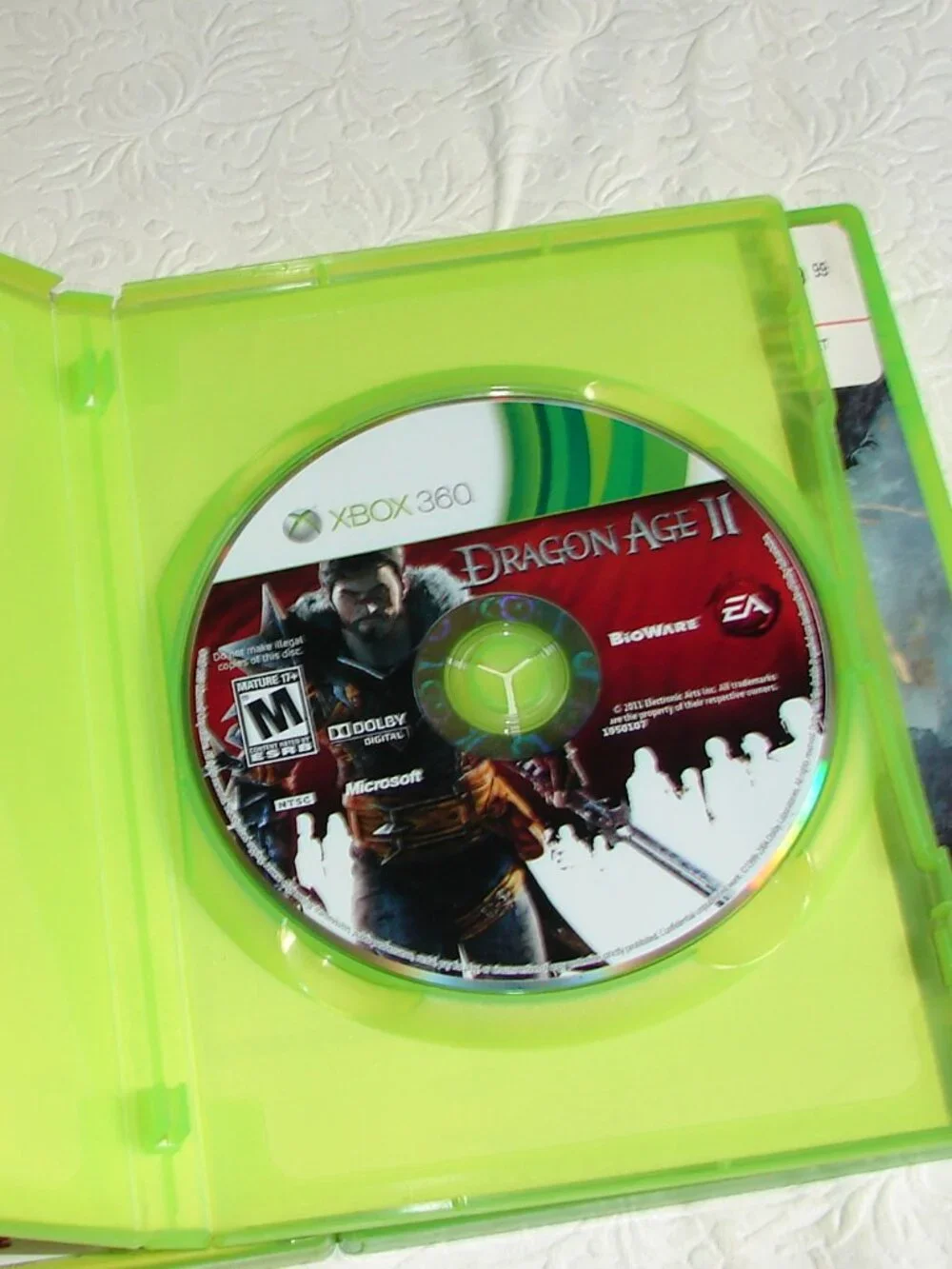 Xbox 360 Game Lot of 3: DRAGON AGE II + ORIGINS + INQUISITION w/1 Manual
